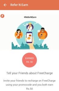freecharge refer n earn